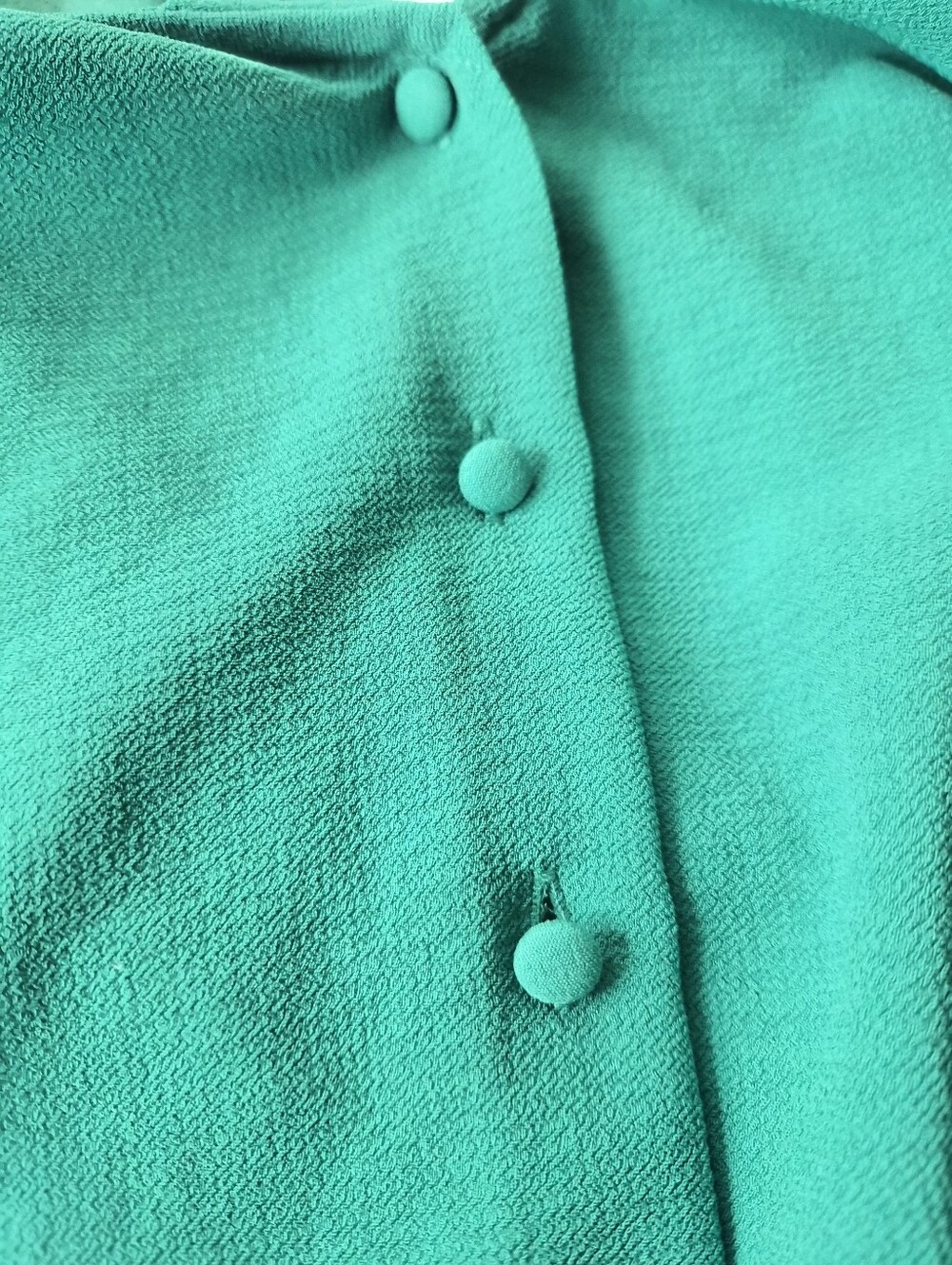 *NWT* [Sezane] Ella Blouse In Green, Size 38/6 - Picture 7 of 9